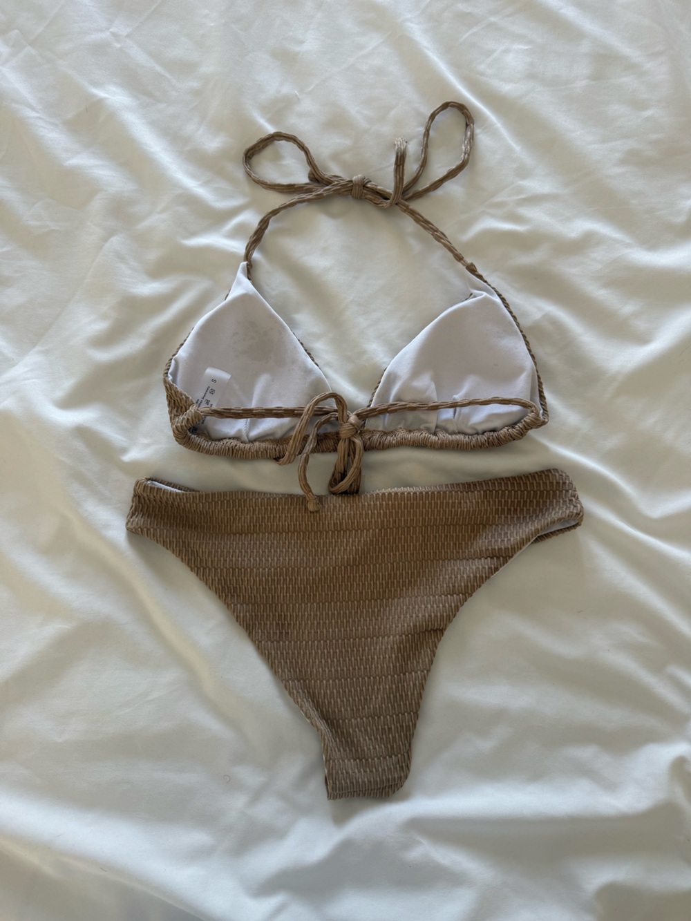 Textured Tan Bikini - Picture 2 of 2